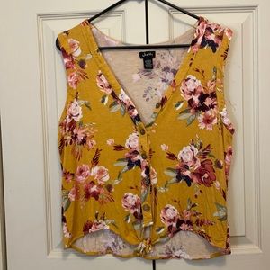 Fall TieFront Croptop 🍁